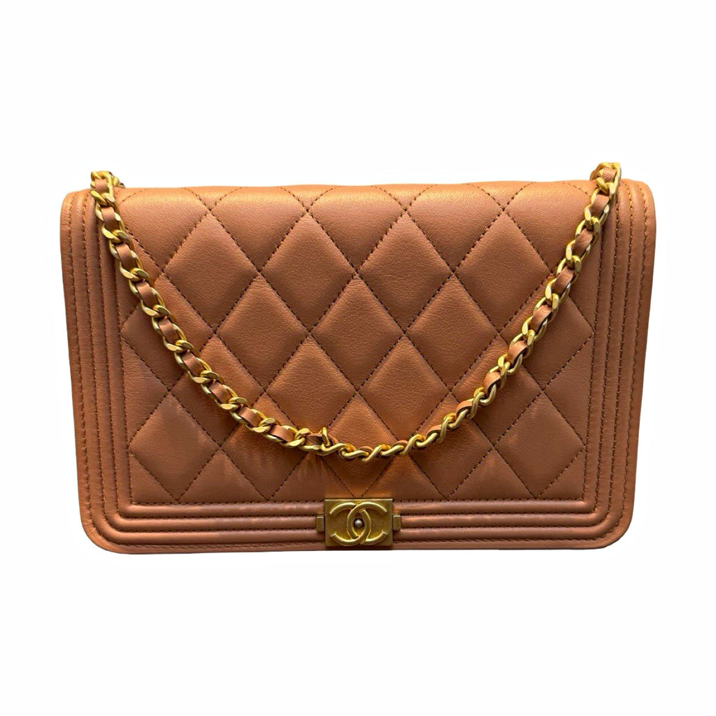 Chanel Boy Wallet On Chain Shoulder Bag