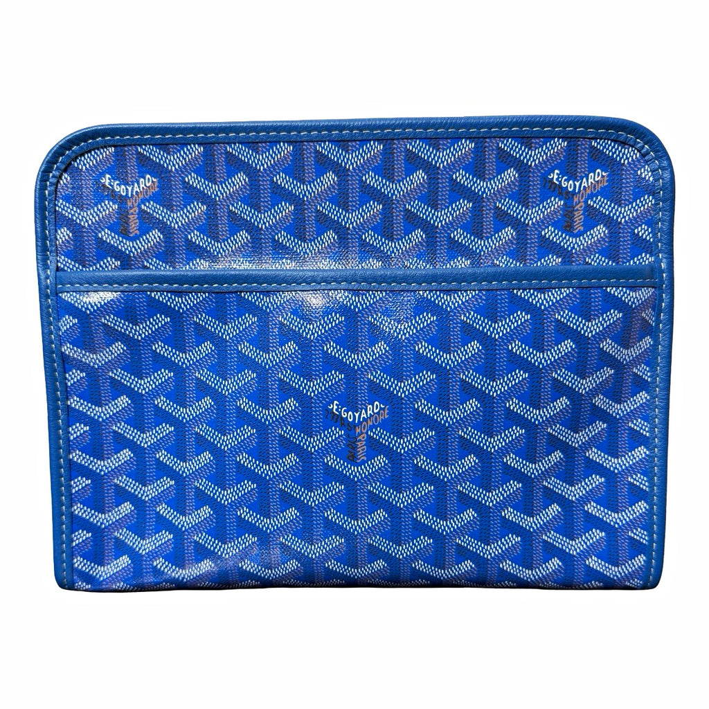 Goyard Goyardine Blue Toiletry Pouch 