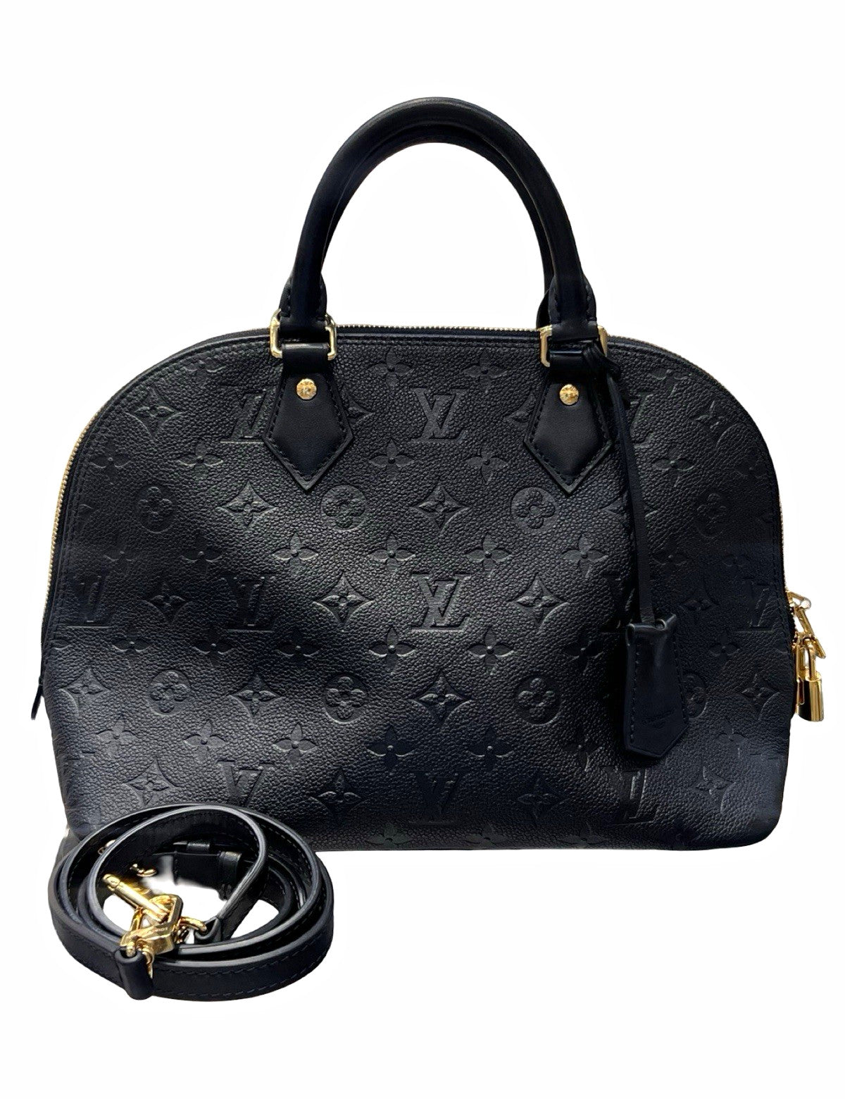 Louis Vuitton LV Monogram  Black Alma PM 
