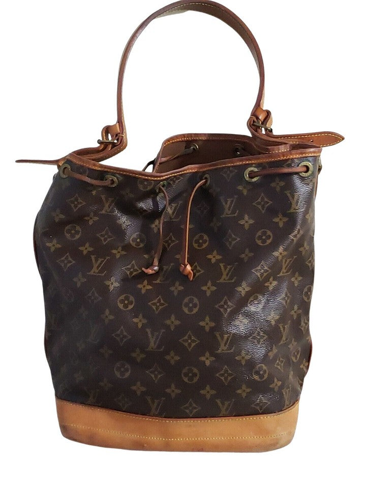 Louis Vuitton (LV) Noé Bucket Bag Medium Brown Canvas/Leather